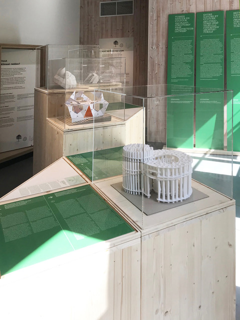 Beeld HOUTlab Meise. Tussen natuur en cultuur. Van plaatstructuur naar architectonisch ontwerp