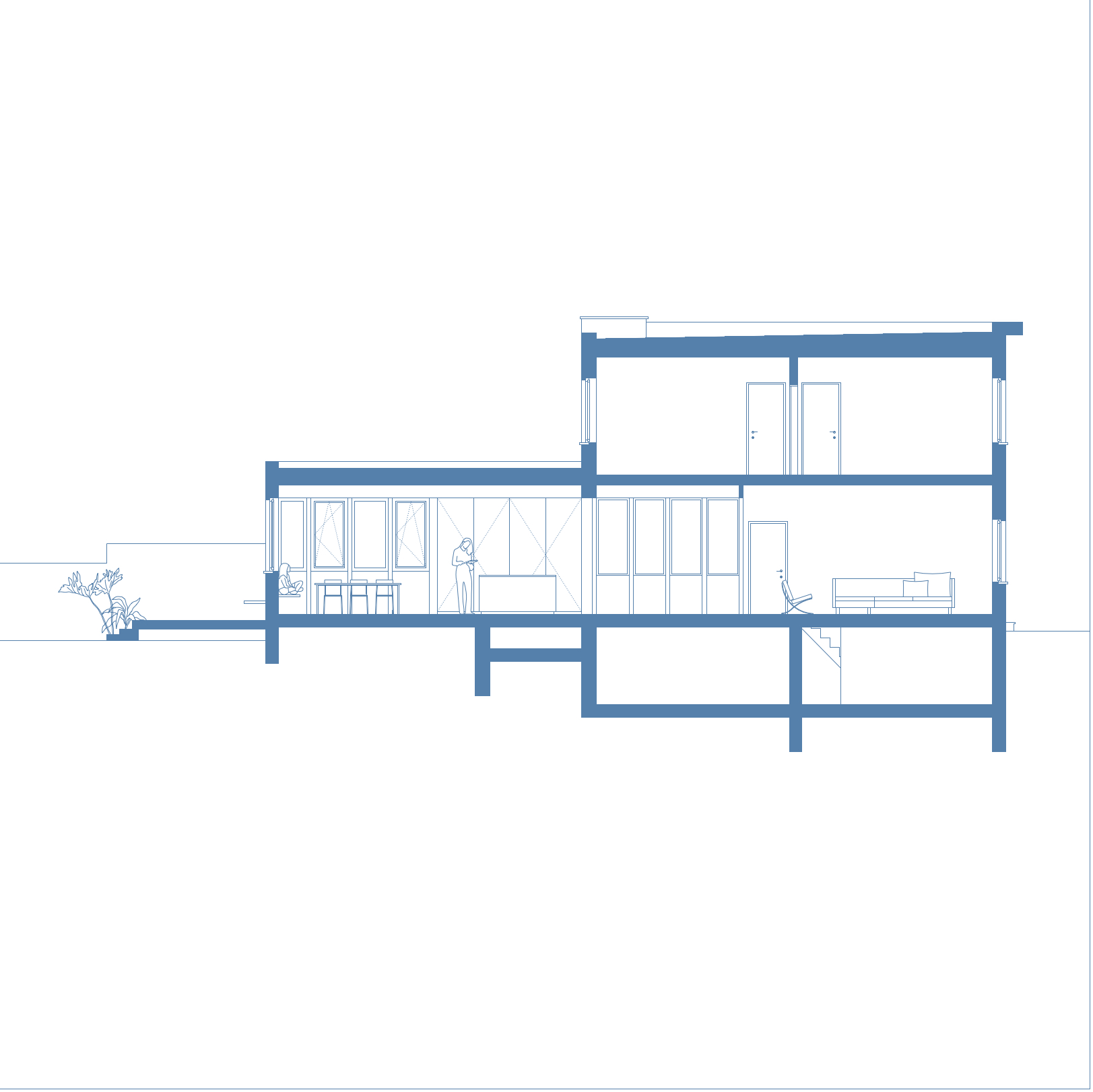 plan section AA'